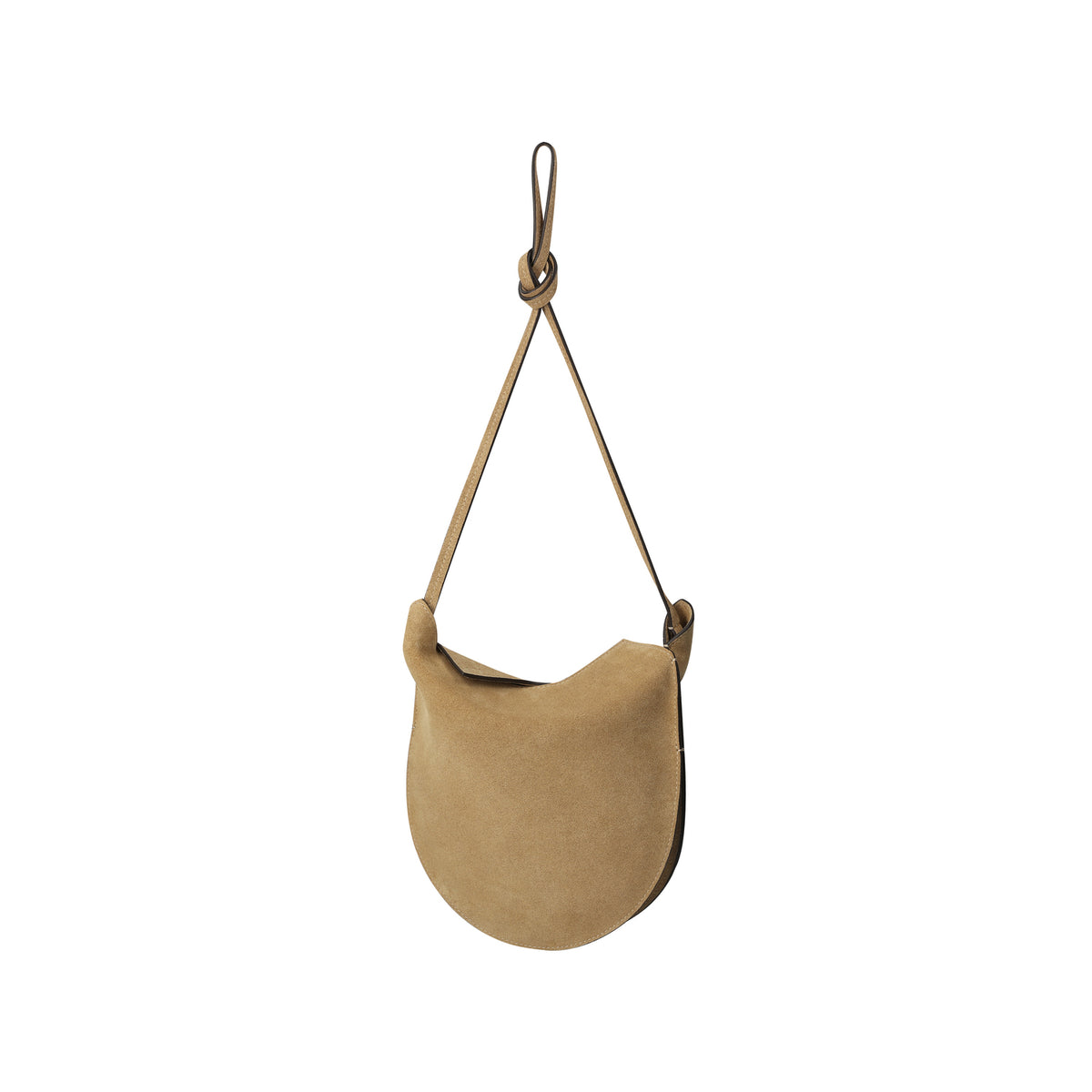 Bean bag in suede