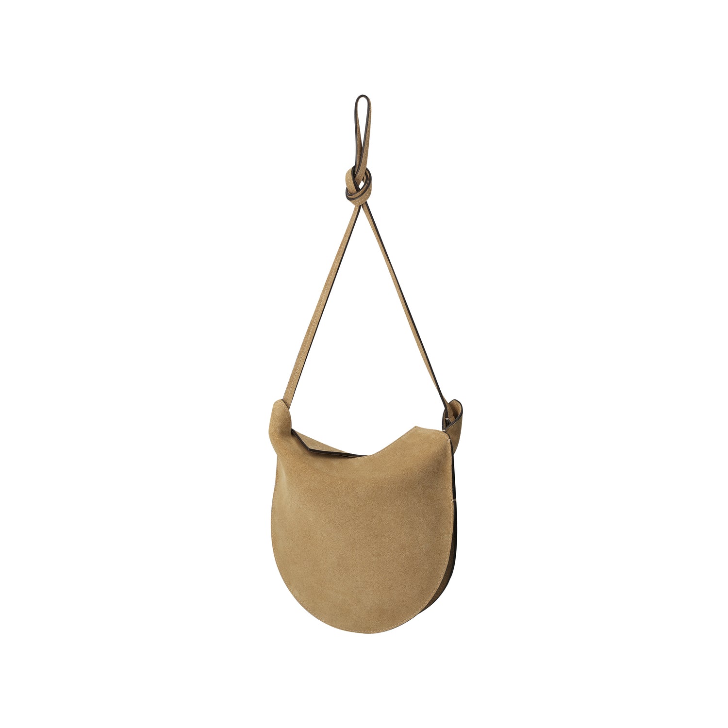 Bean bag in suede