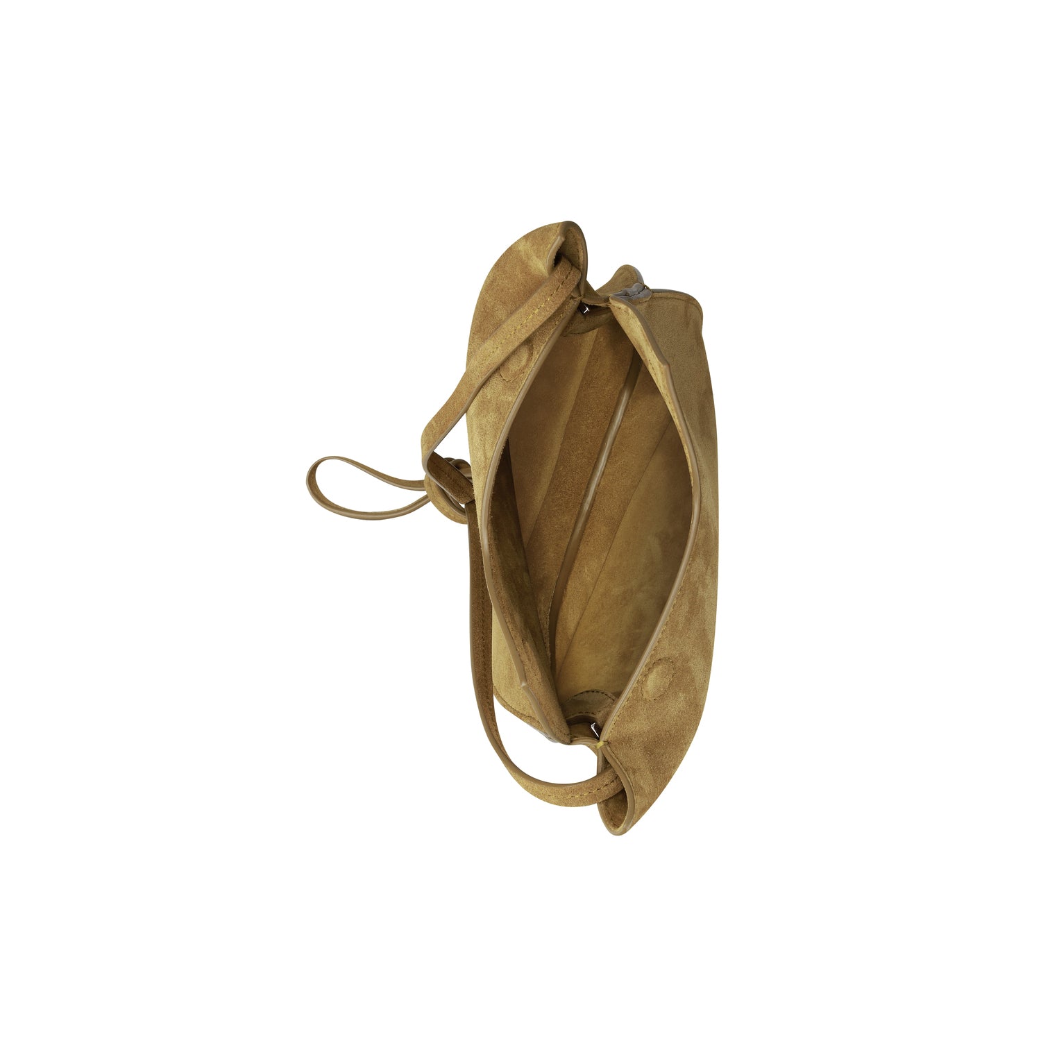 Bean bag in suede