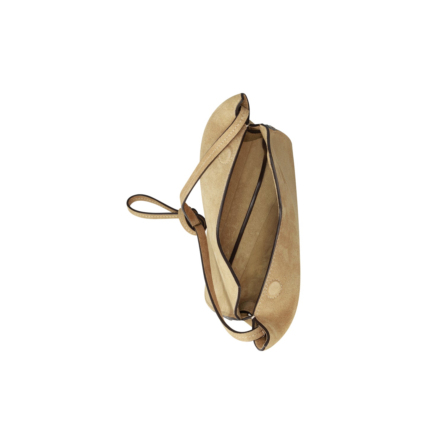 Bean bag in suede