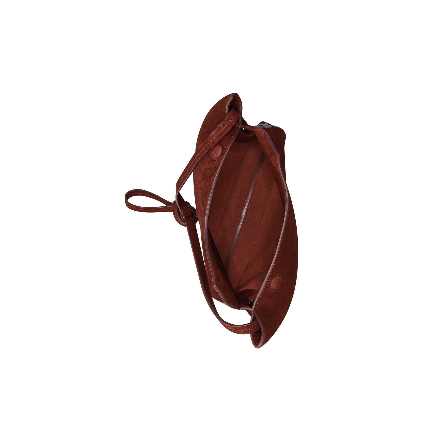 Bean bag in suede